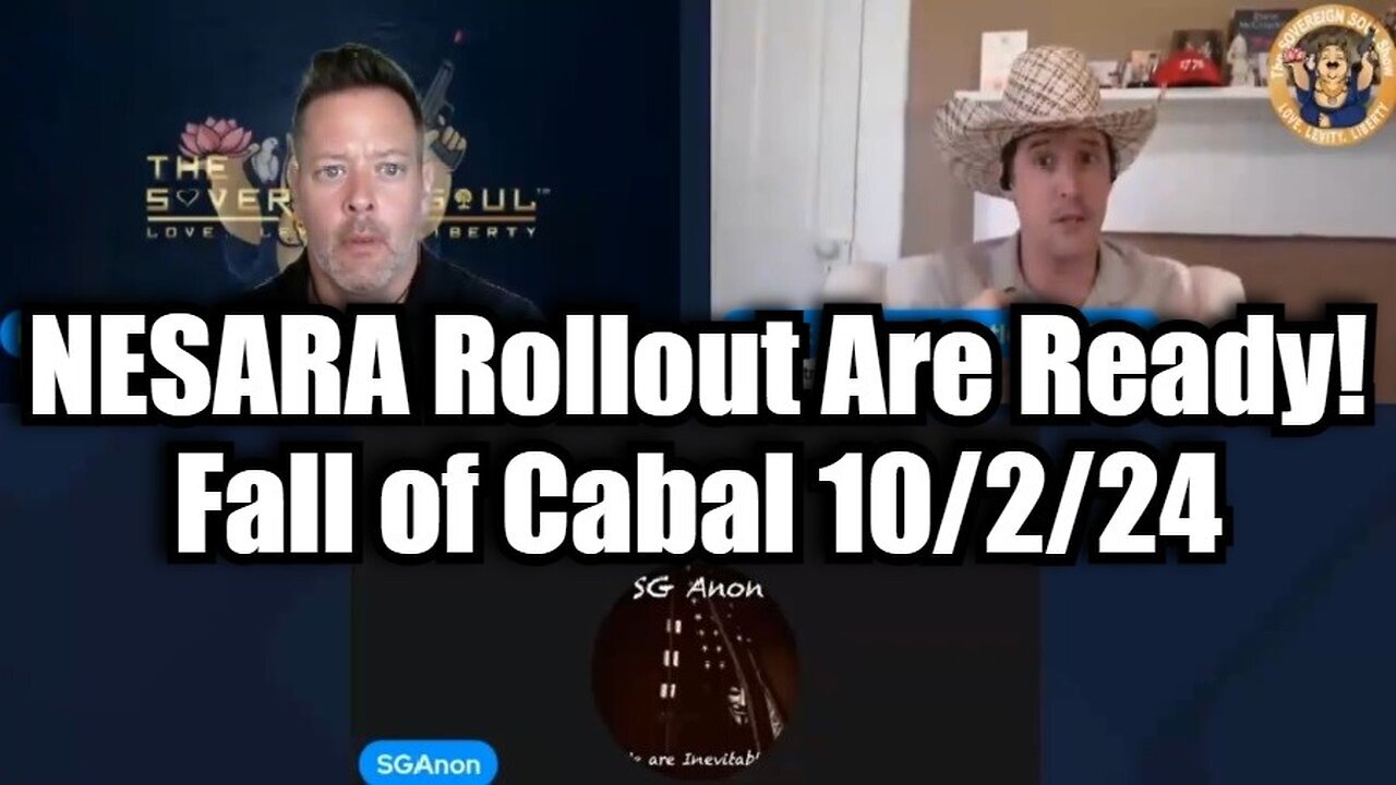 Derek Johnson And SG Anon HUGE Intel - NESARA Rollout Are Ready - Fall Of Cabal - 10/4/24..