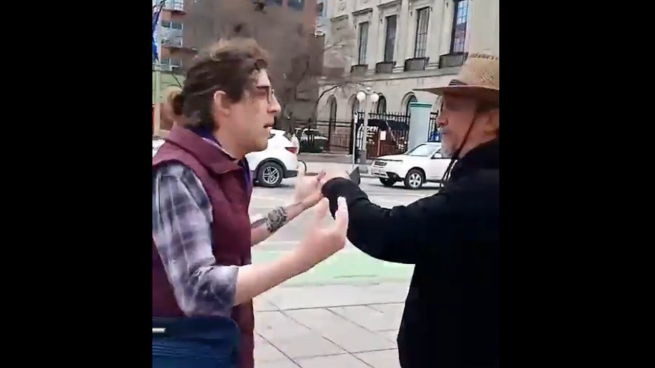 Soy boy gets handled by senior citizen