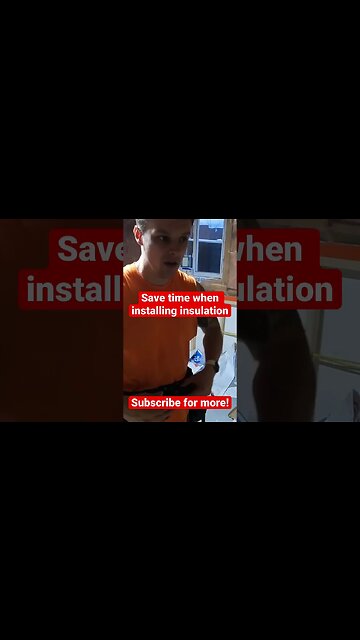 Save time on insulation Cuts