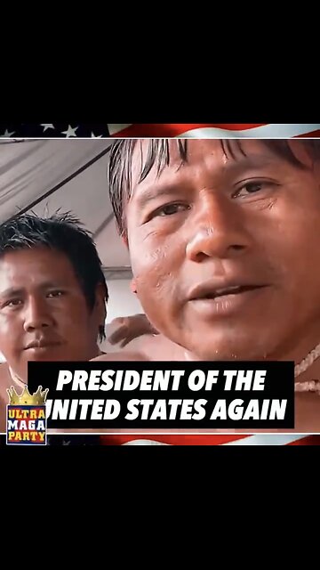 INDIGENOUS INDIAN TRIBE POST TRIBUTE MESSAGE🛖🛜📲🌎📸TO PRESIDENT TRUMP💜🇺🇸🏅🕺💫