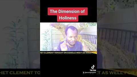 The Dimensions of HOLINESS #born4this #saynotoviolence