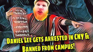 Daniel Lee gets arrested at SUNY Oneonta and banned from campus..