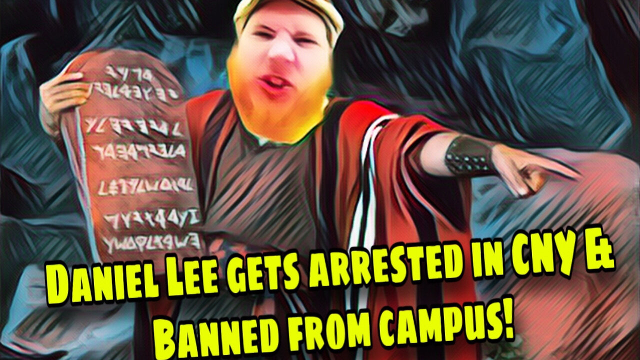 Daniel Lee gets arrested at SUNY Oneonta and banned from campus..