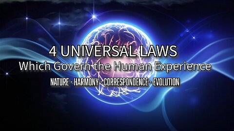 4 Universal Laws that Govern Human Experience