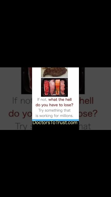 Inforgraphic 3: What the hell do you have to lose? Try low carb, high quality fat; never veggie oil!