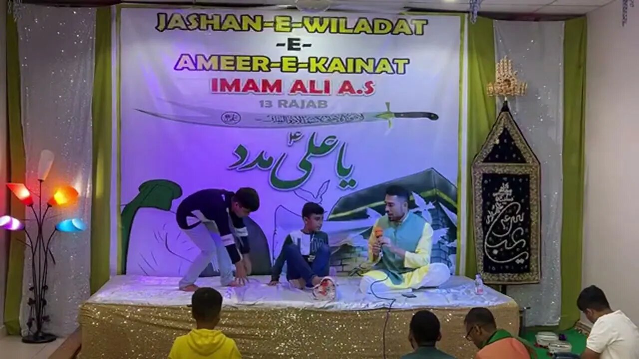 Highlight 11:39 – 16:39 from Jashan - e - Wiladat - Ameer - e - Kainat Imam Ali a.s.