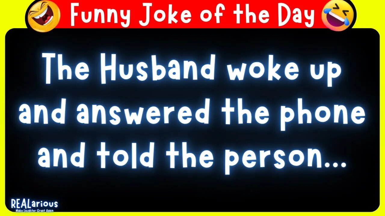 Daily Joke of the Day - Funny Short Joke