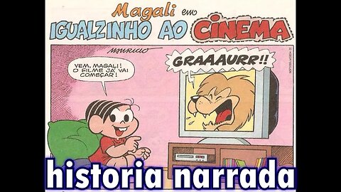 Magali em-Igualzinho ao cinema | Gibis do Rapha