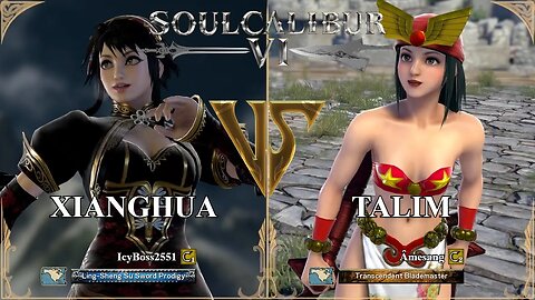 SoulCalibur VI — IcyBoss2551 (Xianghua) VS Amesang (Talim) | Xbox Series X Ranked