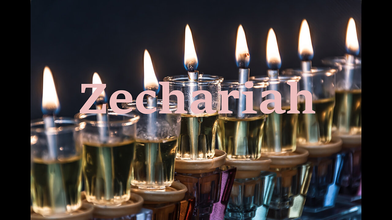 Zechariah 4 part 1 | THE VISION OF THE GOLD LAMPSTAND | 8/28/2024