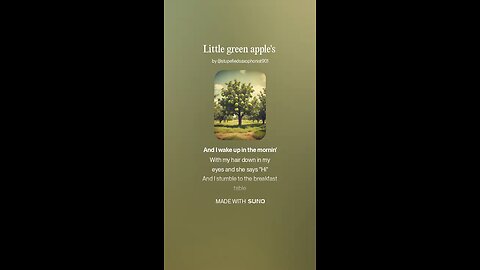 little green apple's (the temptations a.i cover)