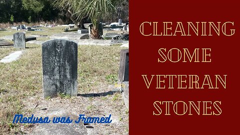 cleaning 2 #BlackVeterans in an #AbandonedBlackCemetery