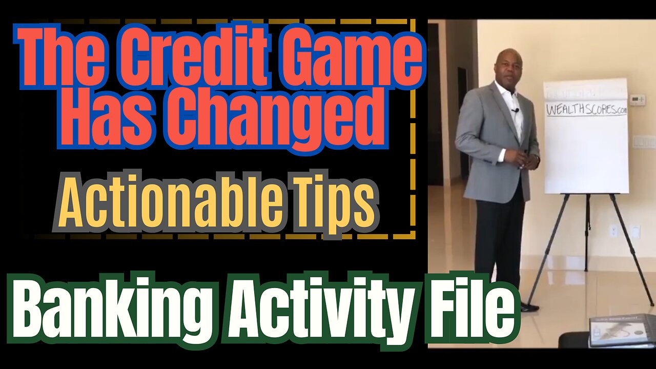 Credit Repair - Banking Activity File Actionable Tips