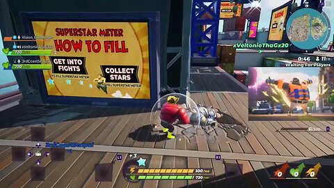 Rumbleverse Game fusiona elementos visuales de Fortnite