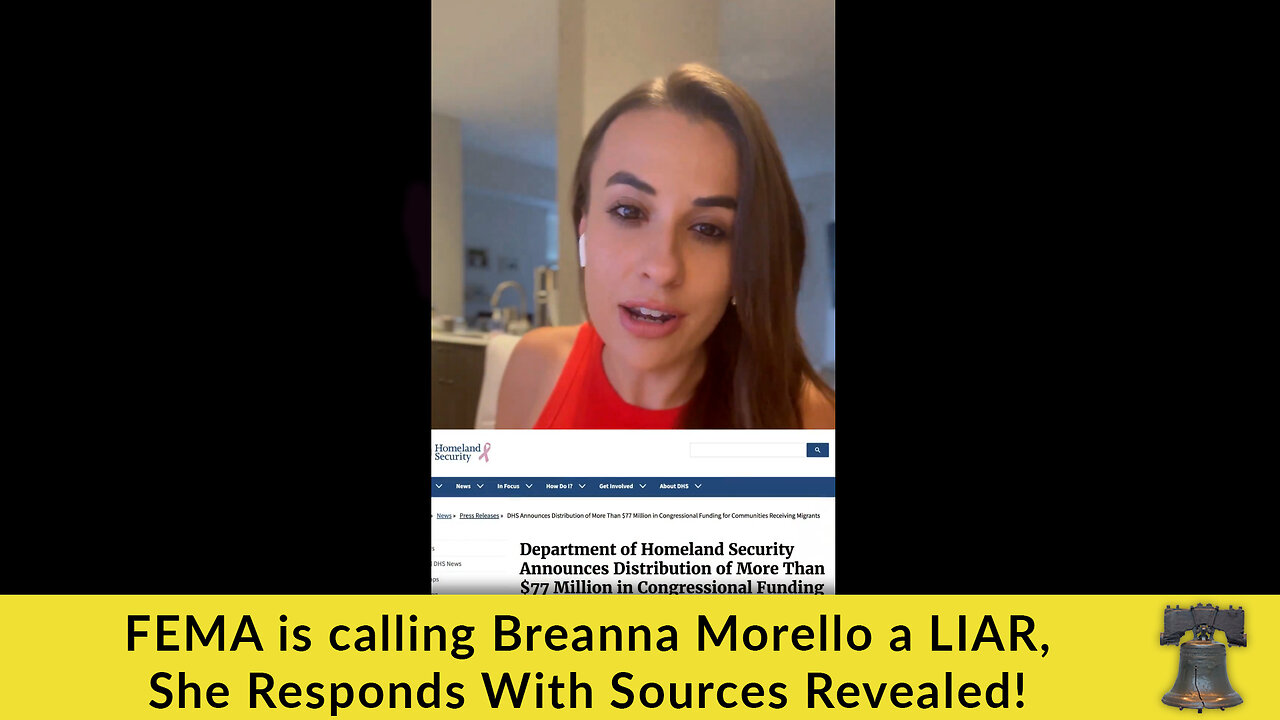 FEMA is calling Breanna Morello a LIAR, She Responds With Sources Revealed!