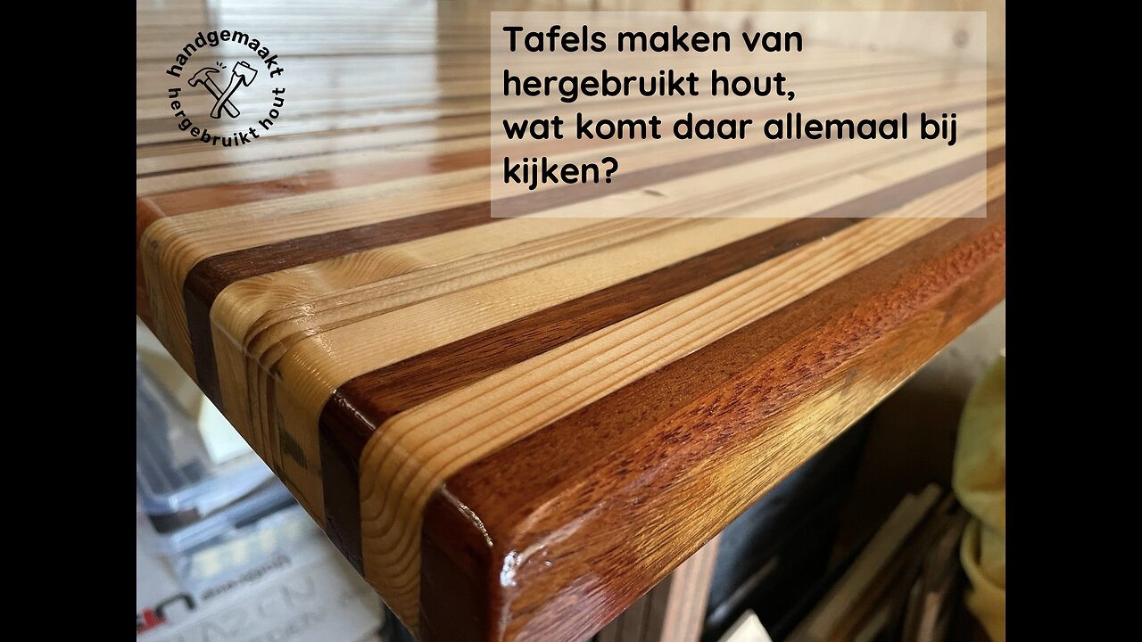 Tafel maken van pallethout