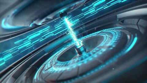 sci fi motion background rotating hi tech futuristic mechanism with sci fi elements SBV 347114656 HD