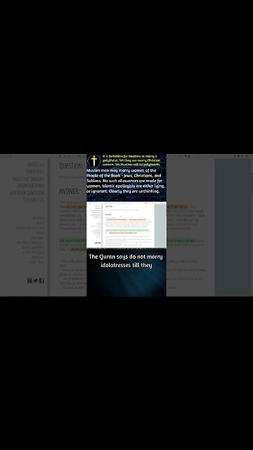 Sharia explains that Christians are NOT pagans #shorts