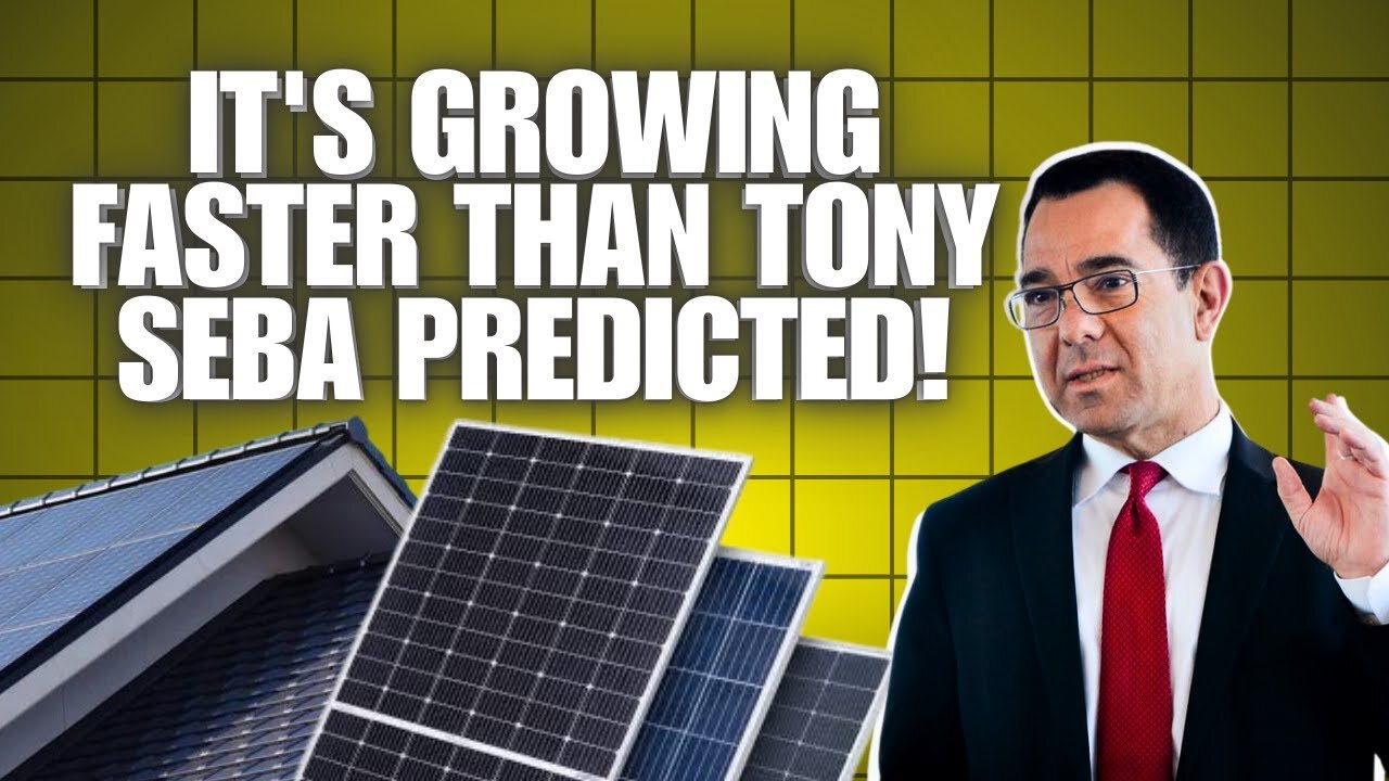 Solar goes EXPONENTIAL - surpasses even Tony Seba's projections