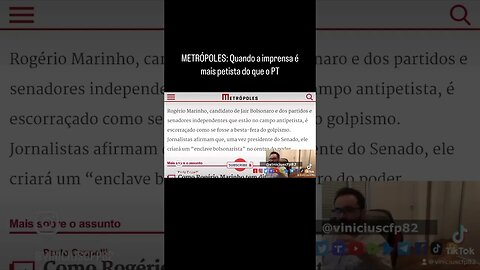 METRÓPOLES: Quando a imprensa é mais petista do que o PT P2