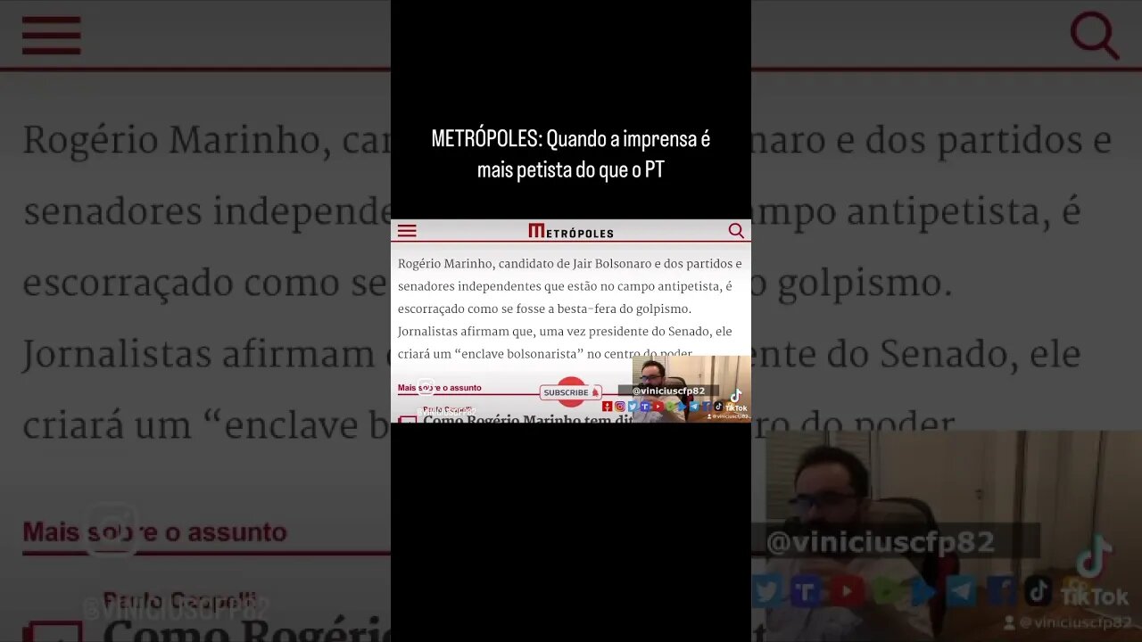 METRÓPOLES: Quando a imprensa é mais petista do que o PT P2