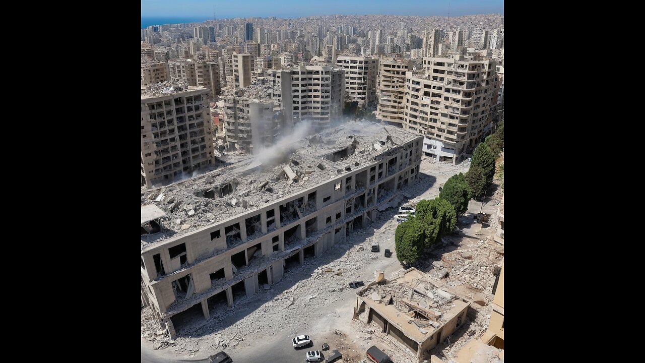 Laith Marouf & Dr Mohammad Marandi tour destroyed suburb of Beirut, Lebanon, after Iran retaliates