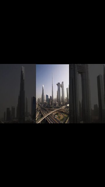 View of futuristic Dubai. Many call it the city of the future. What do you think?