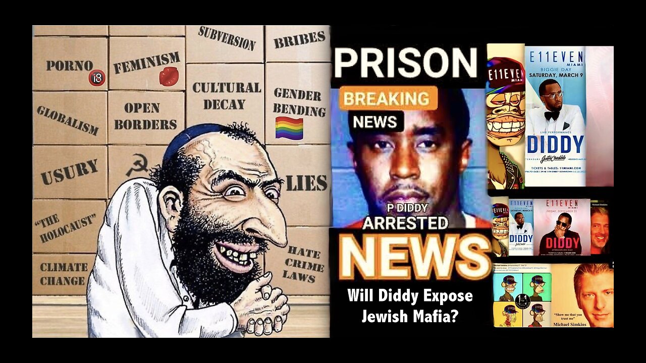 Black Jeffrey Epstein P Diddy Exposes Club E11even Michael Simkins Talmud Jewish Hatred Of Non Jews