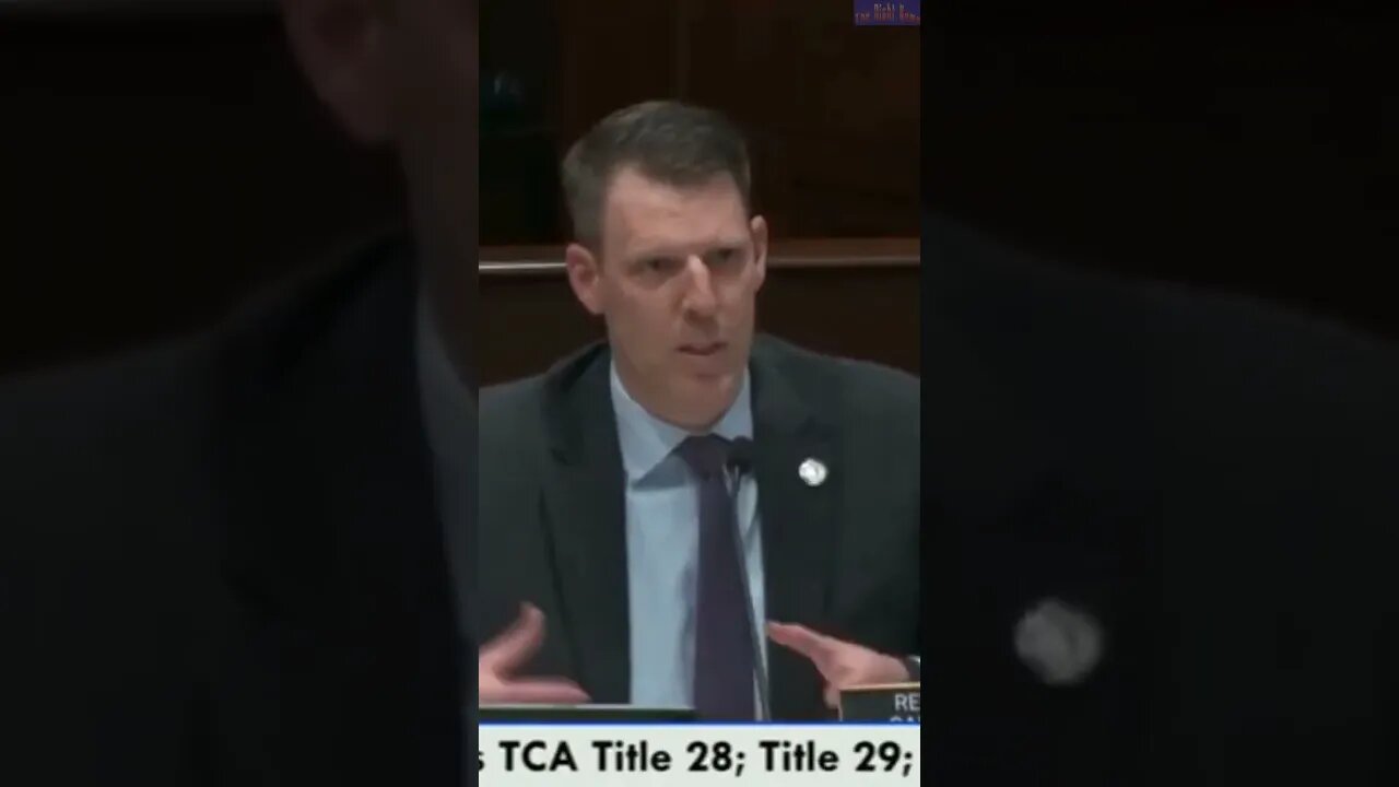 Matt Walsh literally silences Tennessee Rep Caleb Hemmer in House hearing.