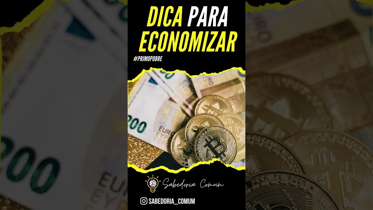 Dicas para Economizar #short #shortvideo