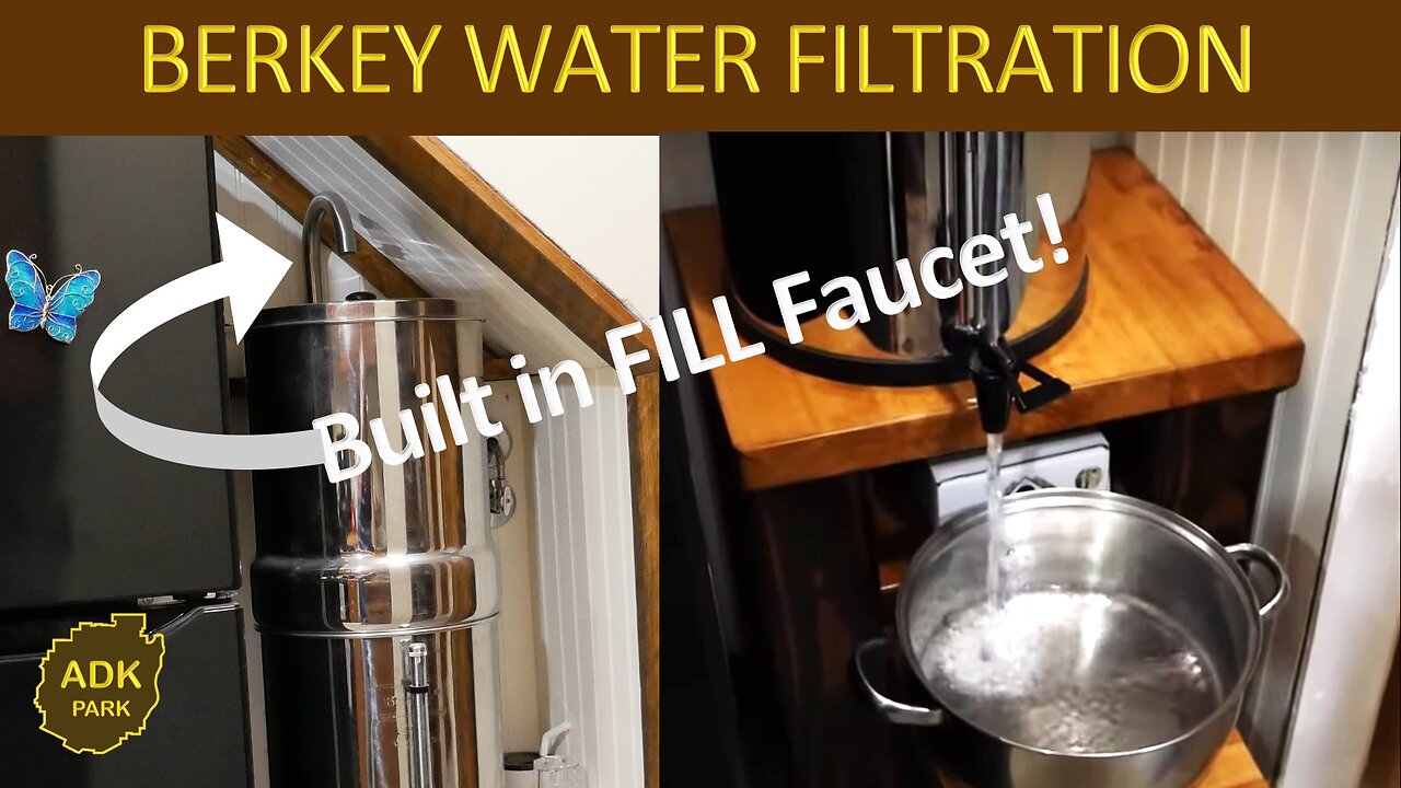 Built In BERKEY Water FILTRATION Station