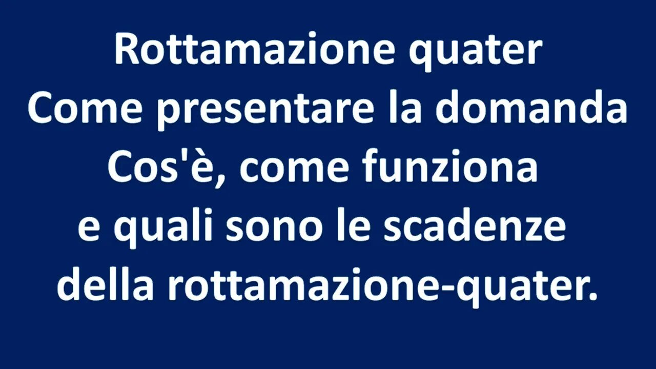 Rottamazione quater come presentare la domanda #finsubito #adessonews