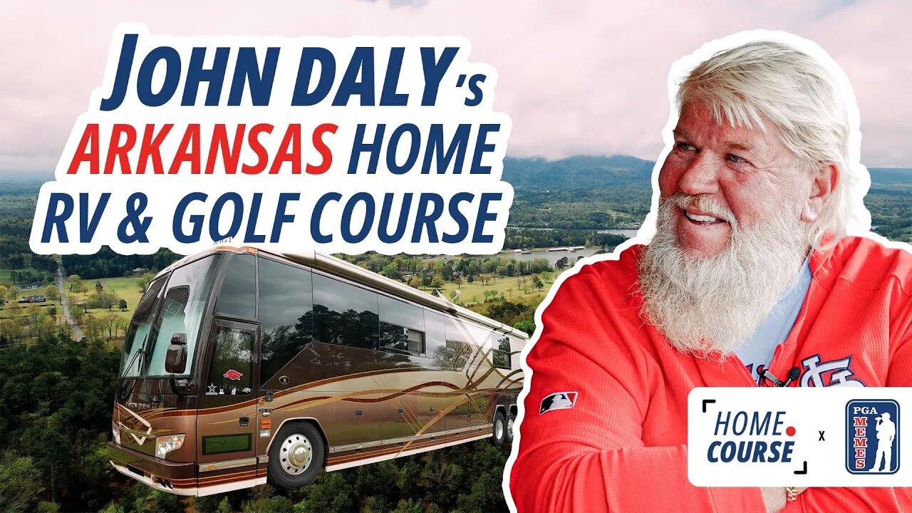 Legendary Golfer John Daly's Arkansas Home, RV & Golf Course | Home Course w/ PGA Memes