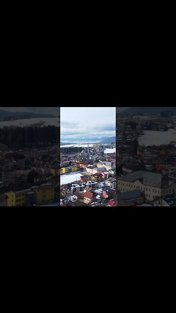 Cidades de montanha no inverno italiano ❄️