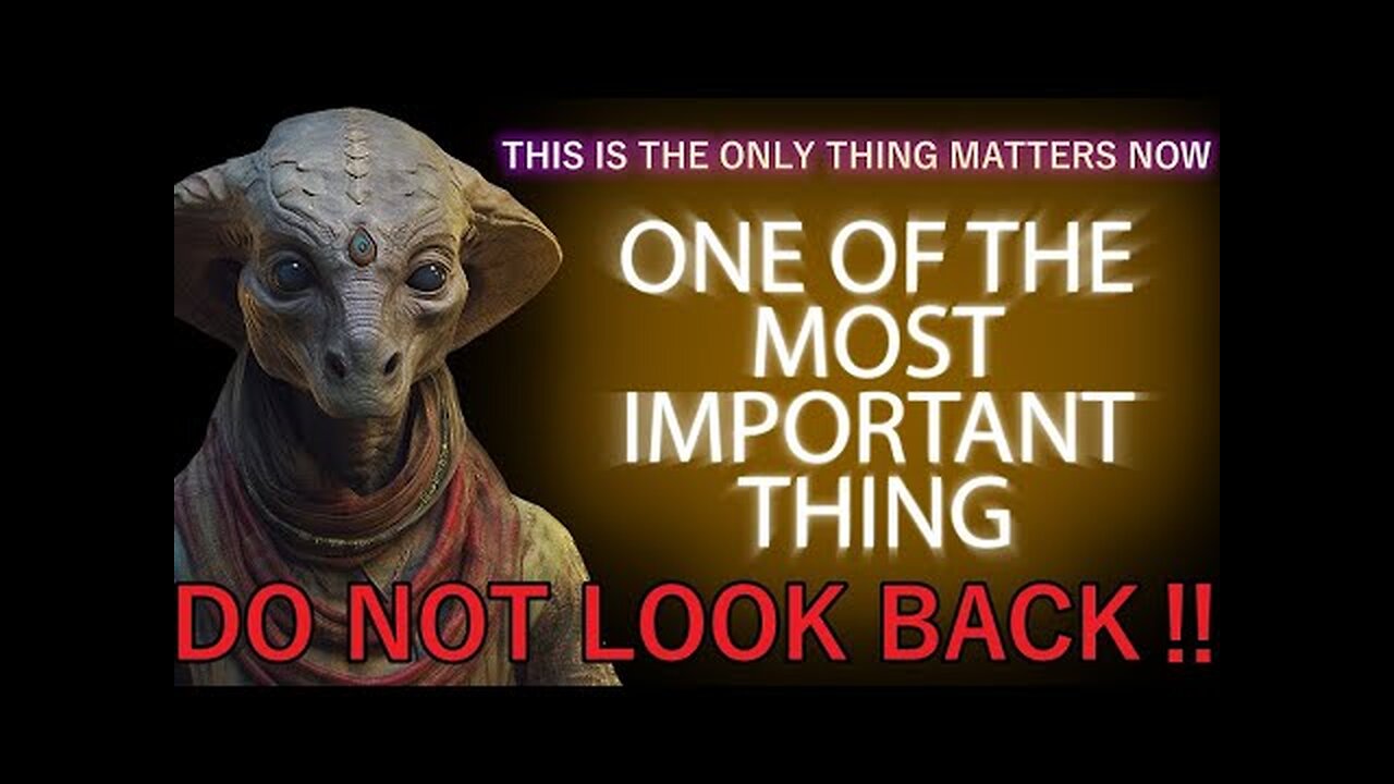 This is the Only Thing Matters NOW! Do not look Back.