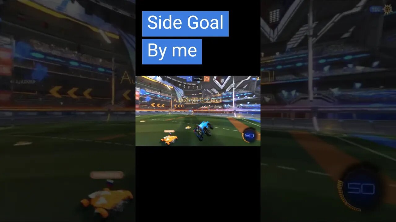 Perfect side goal by me #rocketleague