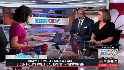 MSNBC Panel Can’t Believe More Americans Think Biden Is a Threat To Democracy Than Trump