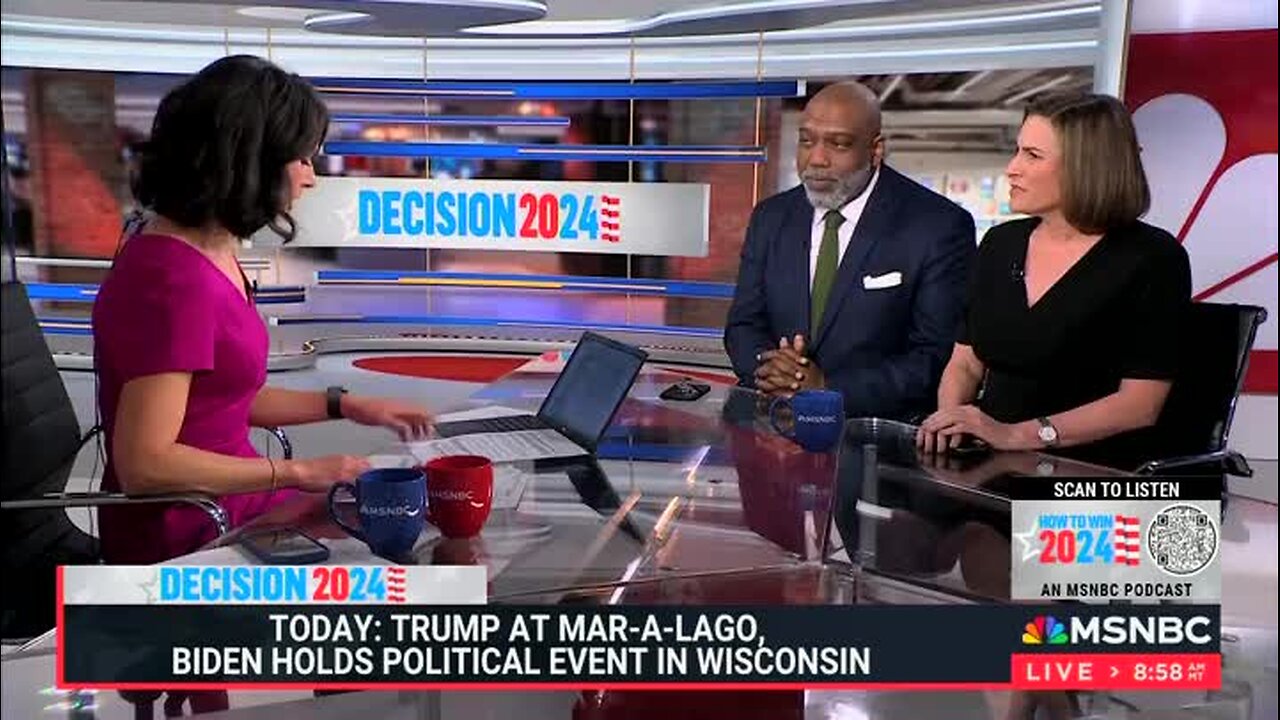 MSNBC Panel Can’t Believe More Americans Think Biden Is a Threat To Democracy Than Trump