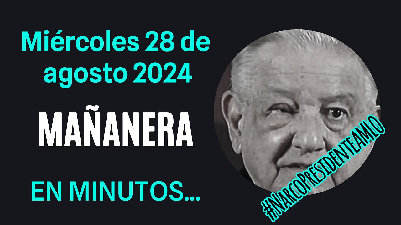 💩🐣👶 AMLITO | Mañanera *Miércoles 28 de agosto 2024* | El gansito veloz 2:29 a 1:32.