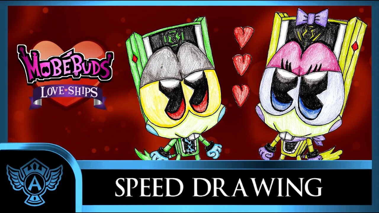 Speed Drawing: MobéBuds Love ships Vulkey X Vaikey | A.T. Andrei Thomas 2023