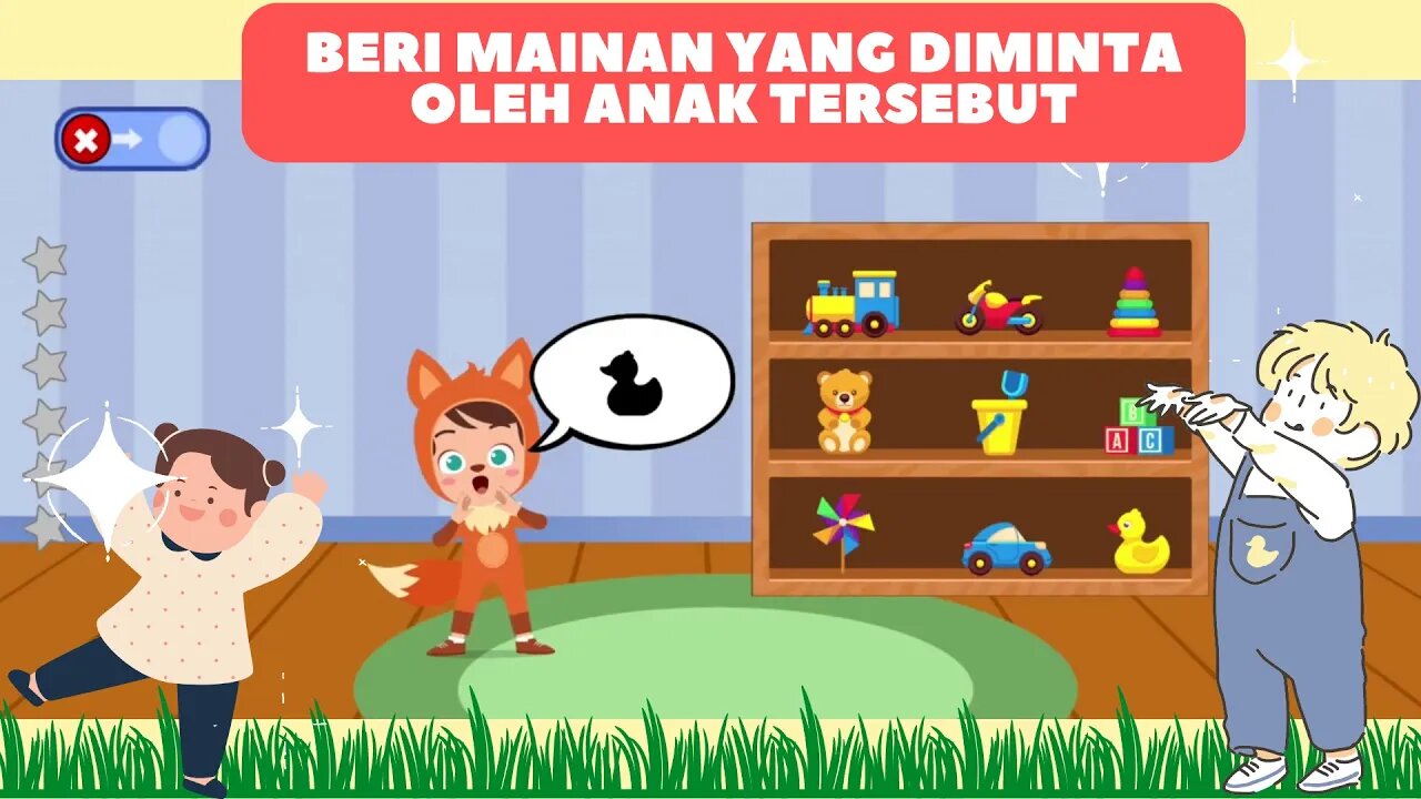 Game Anak Edukasi Hewan & Buah - Beri Mainan Yang Diminta Oleh Anak Tersebut #9