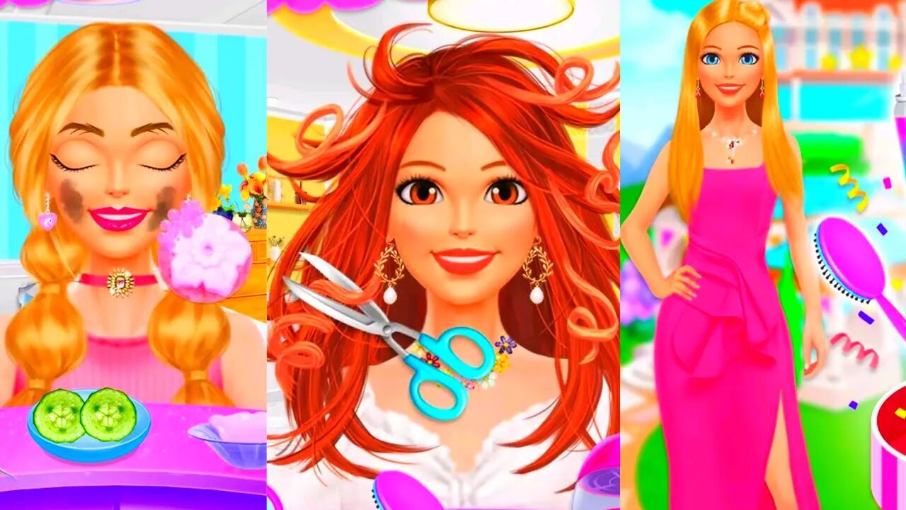 Makeover games makeup salon/makeup/hair salon/makeover/girl games/new game 2023 @TLPLAYZYT