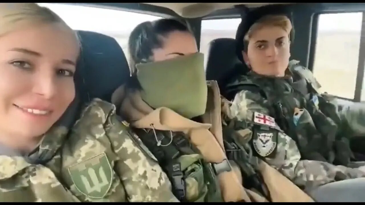 These 3 girls who fought for Georgian mercenary legion were captured along with 40 other mercenaries