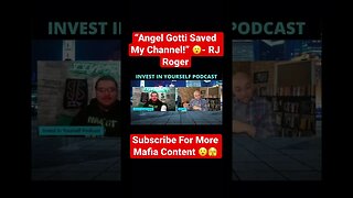 “Angel Gotti Saved My Channel!” 😮- RJ Roger #johngotti #sammythebull #gambino #mafia #truecrime