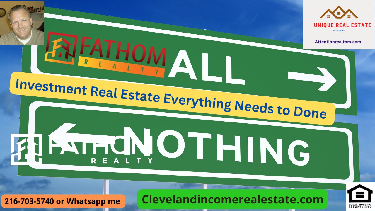 Investment Real Estate Everything Needs to Done