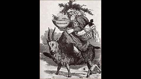 Krampus drug the children to hell