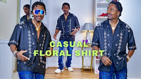 How to Style a Boxy Slub Floral Shirt Effortlessly