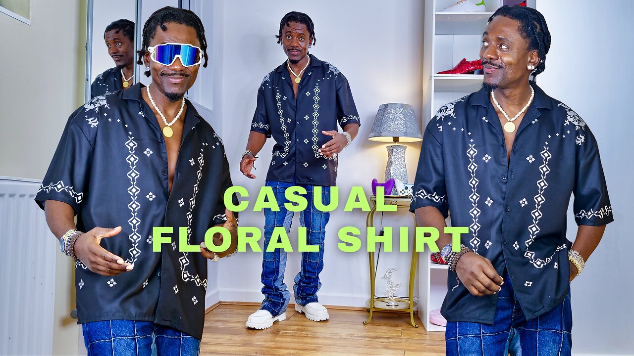 How to Style a Boxy Slub Floral Shirt Effortlessly