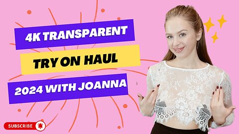 4K Beige Wrap Sundress | Transparent Try On Haul 2024 with Joanna 