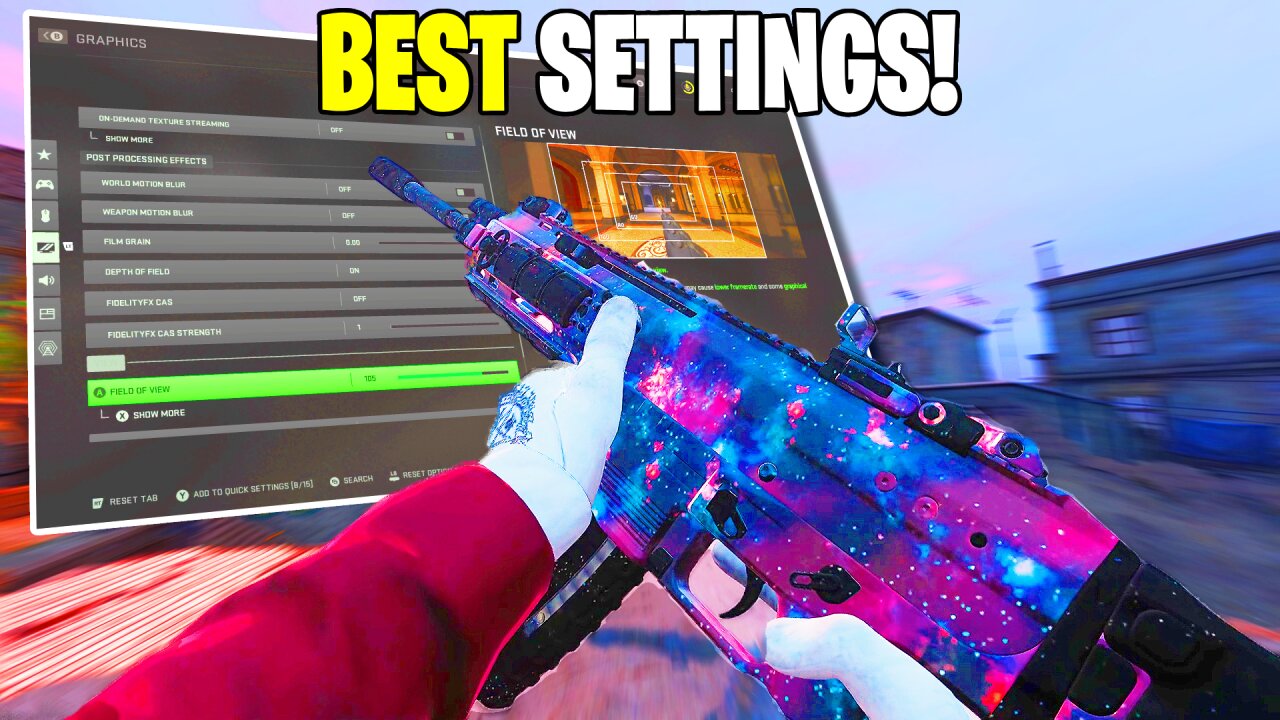 the *NEW* BEST Console Settings in Warzone Season 6! 😍 (Movement, Aim & Graphics Settings)